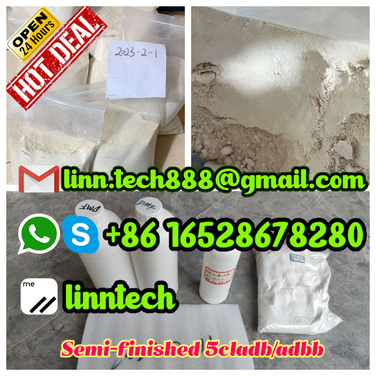 Buy Semi-finished 5cl-adba,4fad,adbb,adb-b,mdmb201,5fadb yellow powder Chemical Research - photo