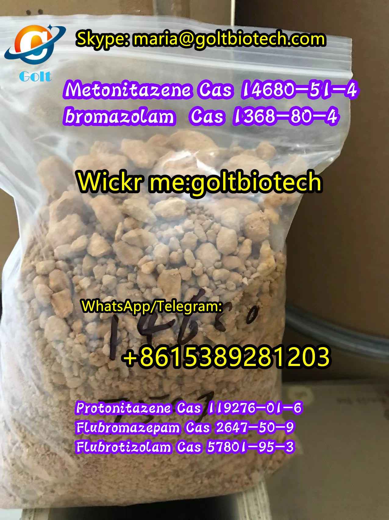 Protonitazene buy Metonitazene Cas 119276-01-6/14680-51-4  wickr me: goltbiotech - photo