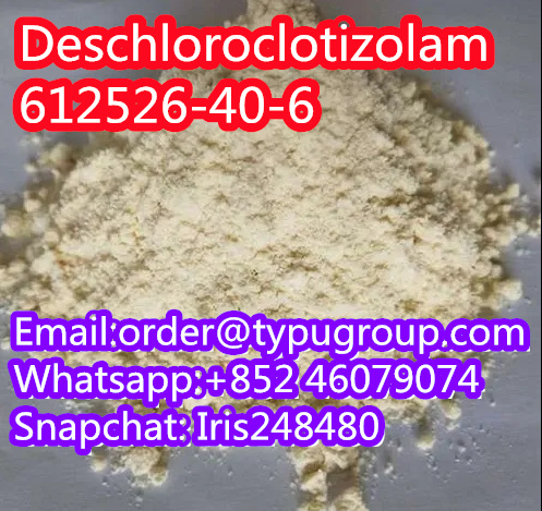 Good quality Deschloroclotizolam cas 612526-40-6 with low price Whatsapp:+852 46079074  - photo