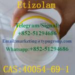 Factory supply Etizolam CAS:40054-69-1 with competitive price Telegram/signal:+852-51294686 - Sell advertisement in New Rochelle