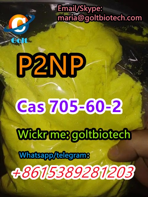 P2NP 1-Phenyl-2-nitropropene Cas 705-60-2 p2np yellow crystalline powder  Wickr me:goltbiotech - photo