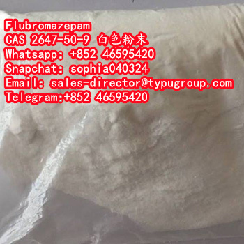 Hot sale Flubromazepam cas2647-50-9  white powder - photo
