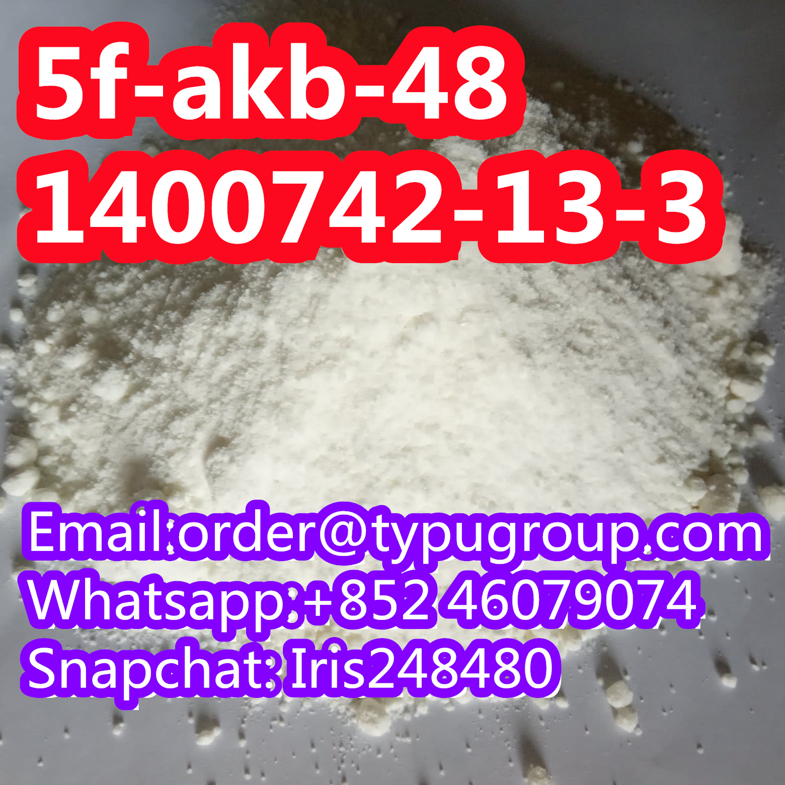 Supply best quality  5f-akb-48 cas 1400742-13-3 with good price Whatsapp:+852 46079074  - photo
